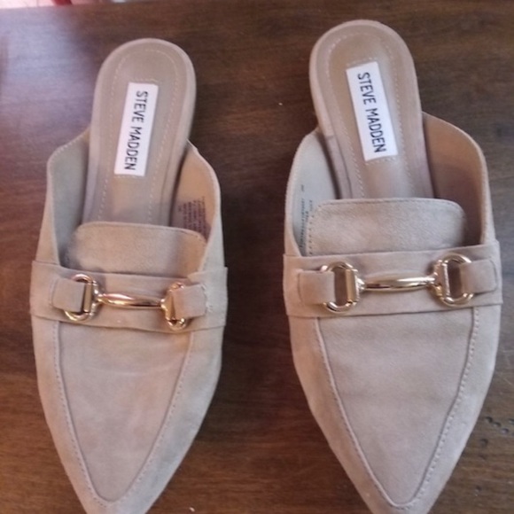 Steve Madden Kandi Camel Slides - Picture 5 of 8